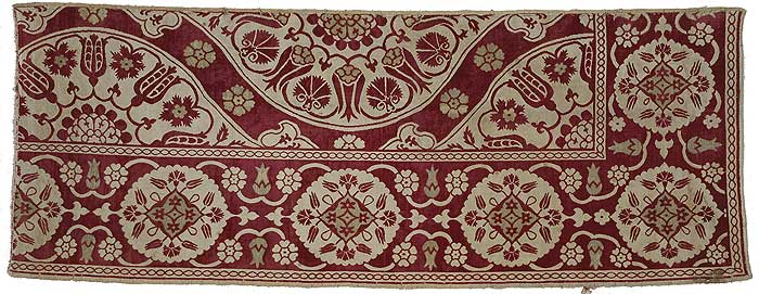 16th Century Velvet Fragment