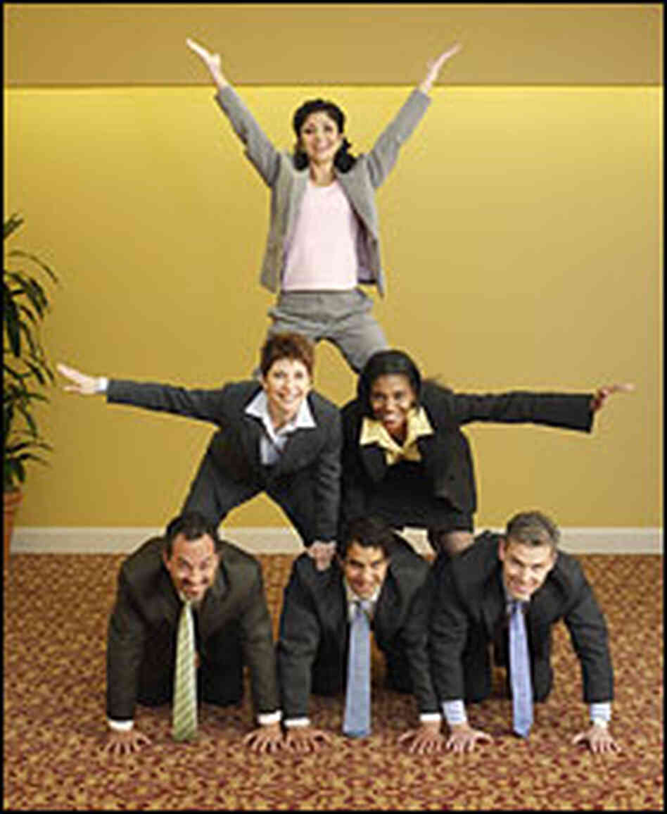 Human pyramid Human pyramid
