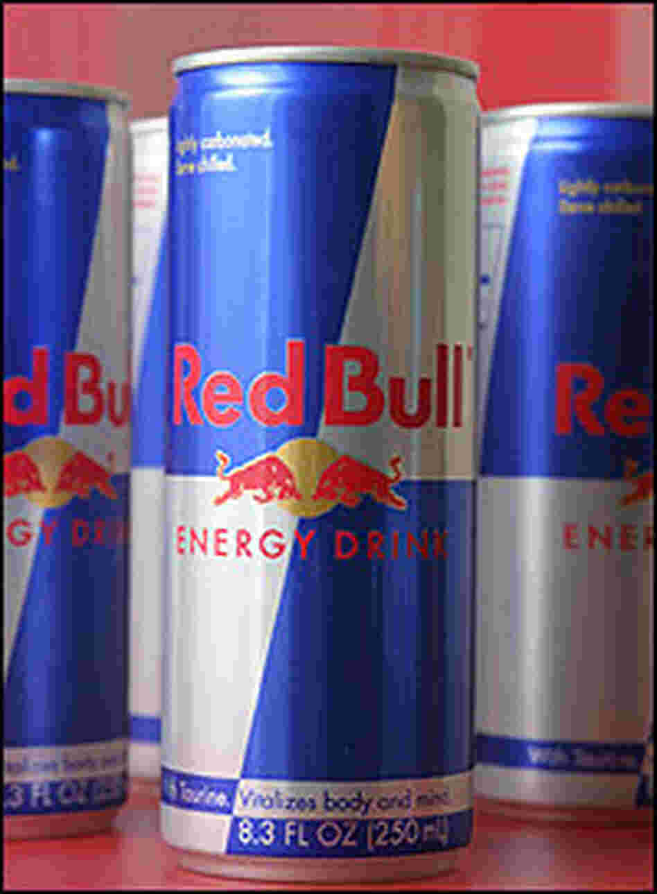 Cans of Red Bull Cans of Red Bull