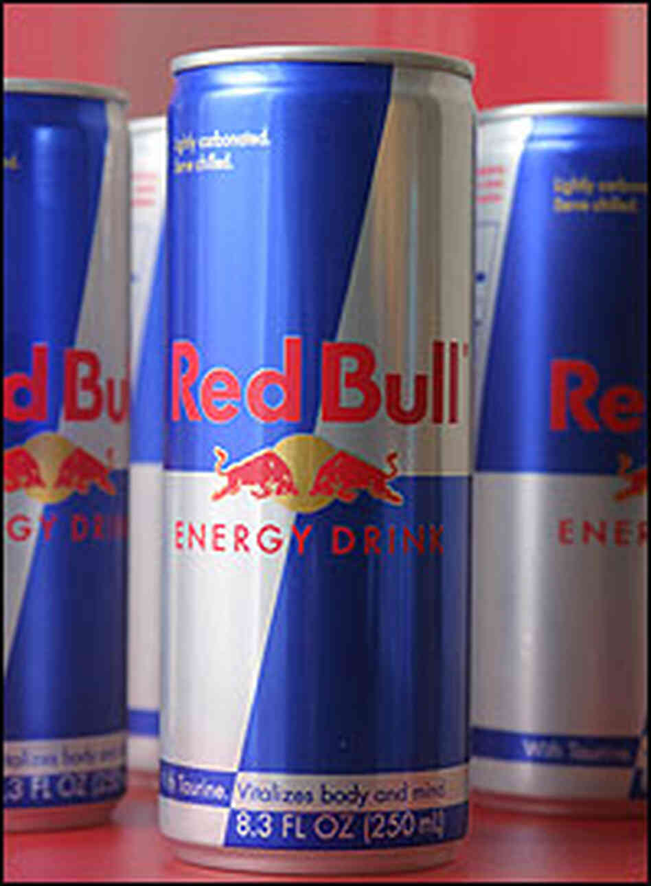 Cans of Red Bull Cans of Red Bull