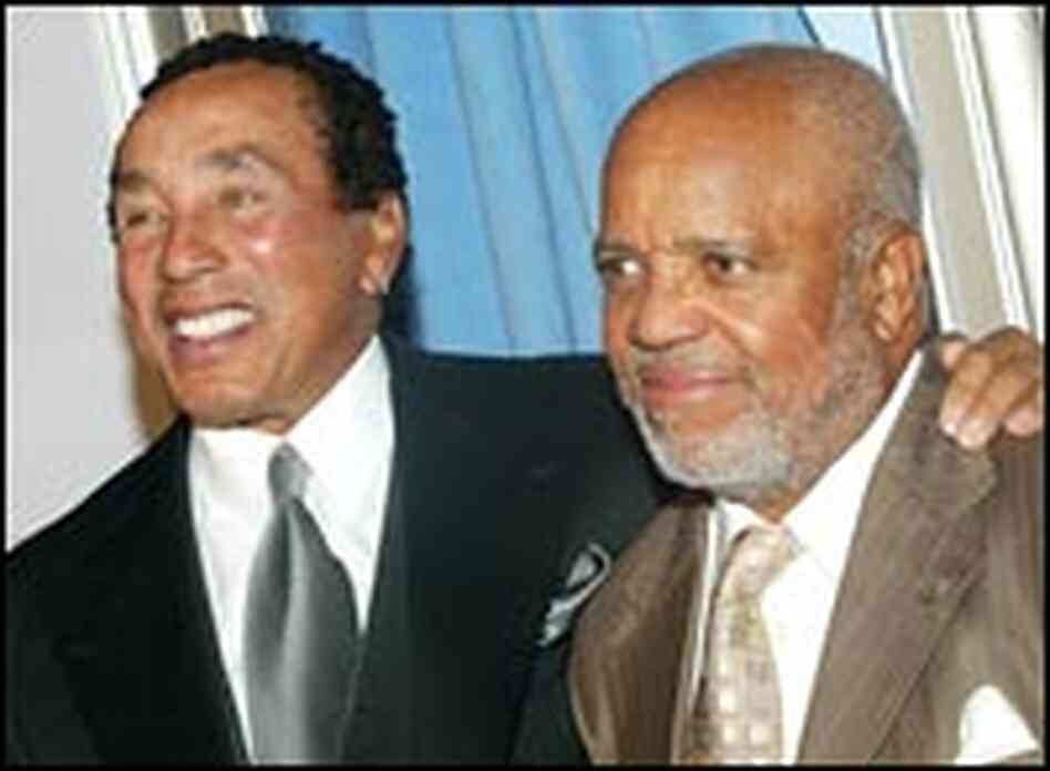 Smokey Robinson and Berry Gordy in 2005. Smokey Robinson and Berry Gordy in 2005.