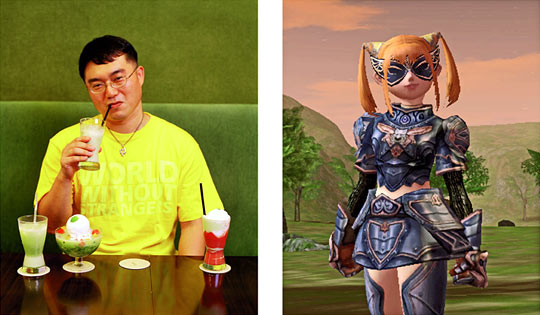 Choi Seang Rak his 'Lineage II' character, Uroo Ahs.