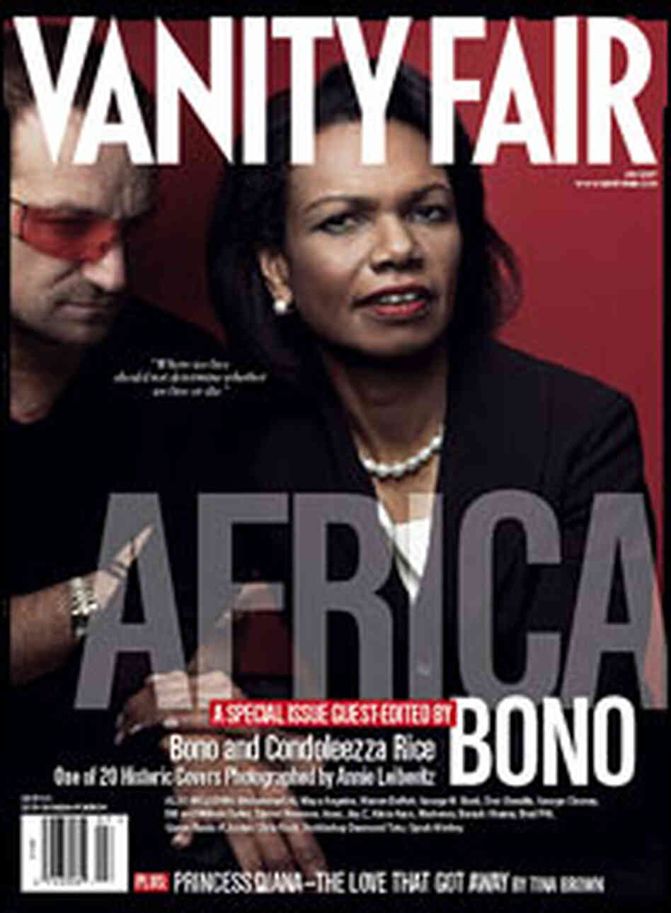 Bonos 20 Vanity Fair Collectable Covers bono presses g 8 leaders on africa aid npr Bonos 20 Vanity Fair Collectable Covers bono presses g 8 leaders on africa aid npr