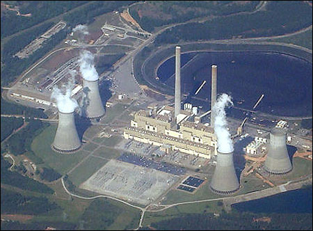 Robert W. Scherer Power Plant near Macon, Ga.