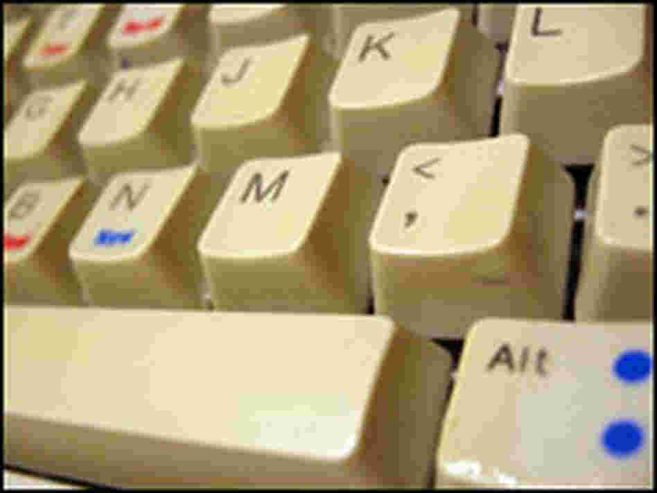 Nell Boyce's clean keyboard after the experiment. Nell Boyce's clean keyboard after the experiment.