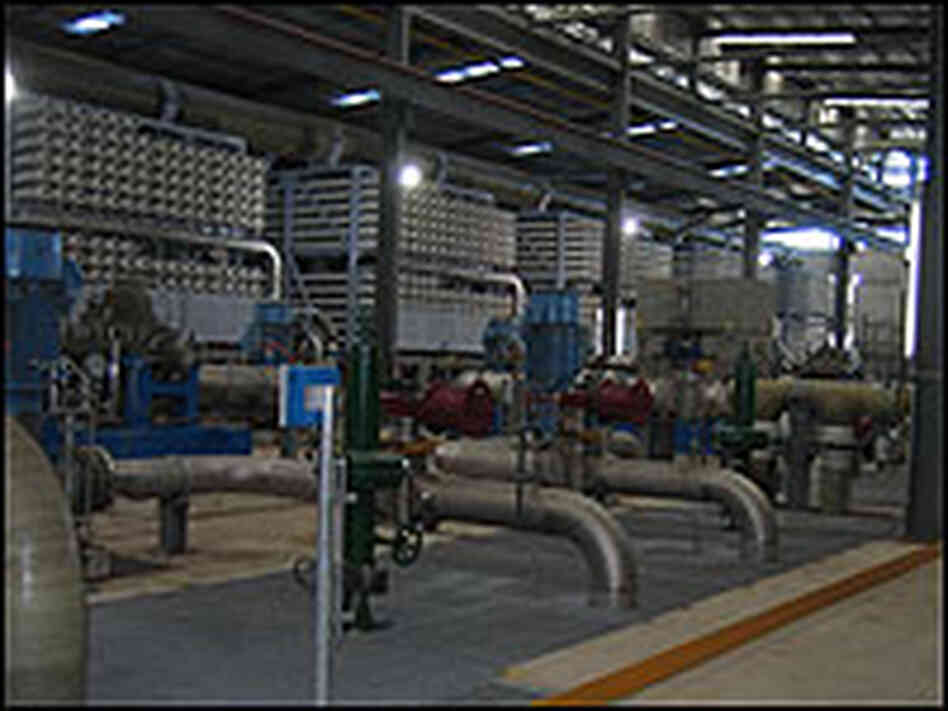 Reverse-osmosis plant