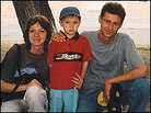 Robert Daniels with his wife, Alla, and their son in Moscow, before he came to the United States. Robert Daniels with his wife, Alla, and their son in Moscow, before he came to the United States.