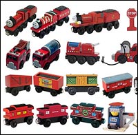 Thomas the Tank Engine toys affected by the recall.