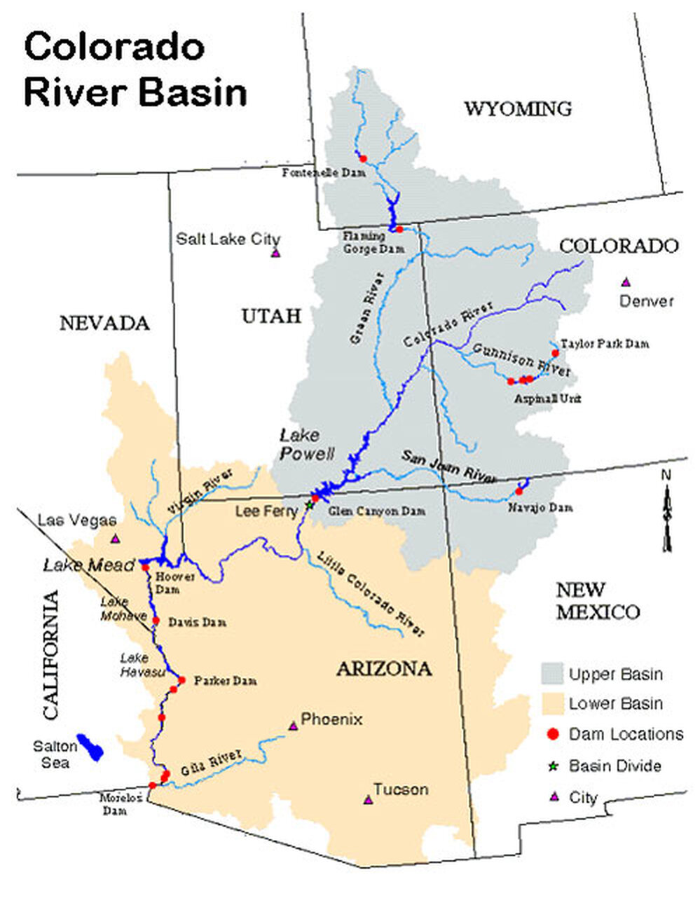 Colorado River map