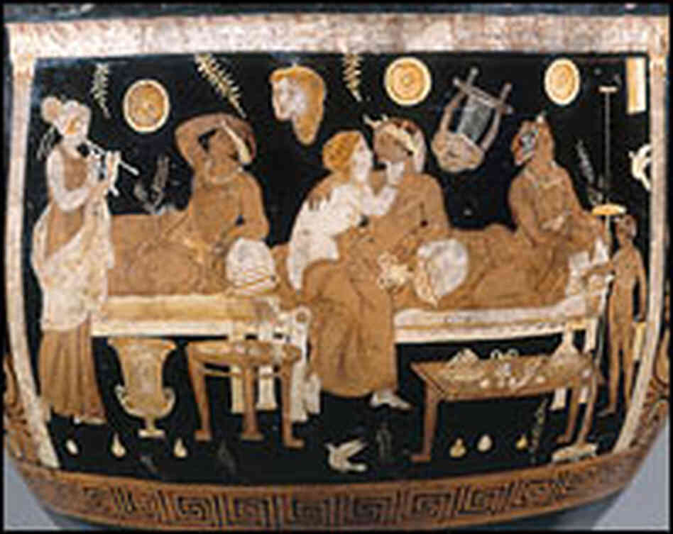 A red-figure krater from Cumae.