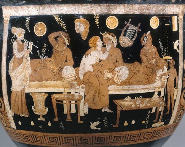 A red-figure krater from Cumae.