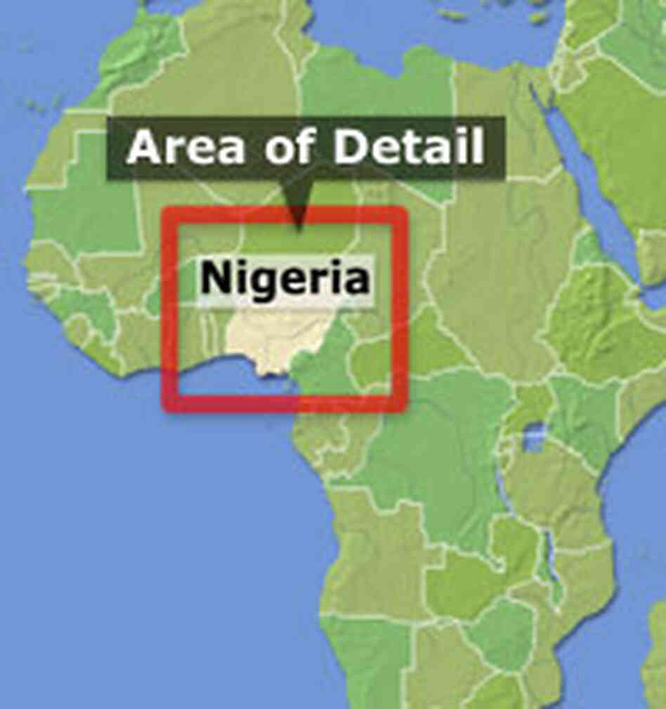A map of the central Nigerian villages visited in this story.