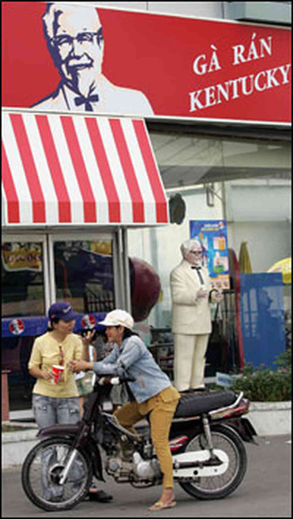 KFC is one of the multinational chains that have set up shop in Vietnam. KFC is one of the multinational chains that have set up shop in Vietnam.