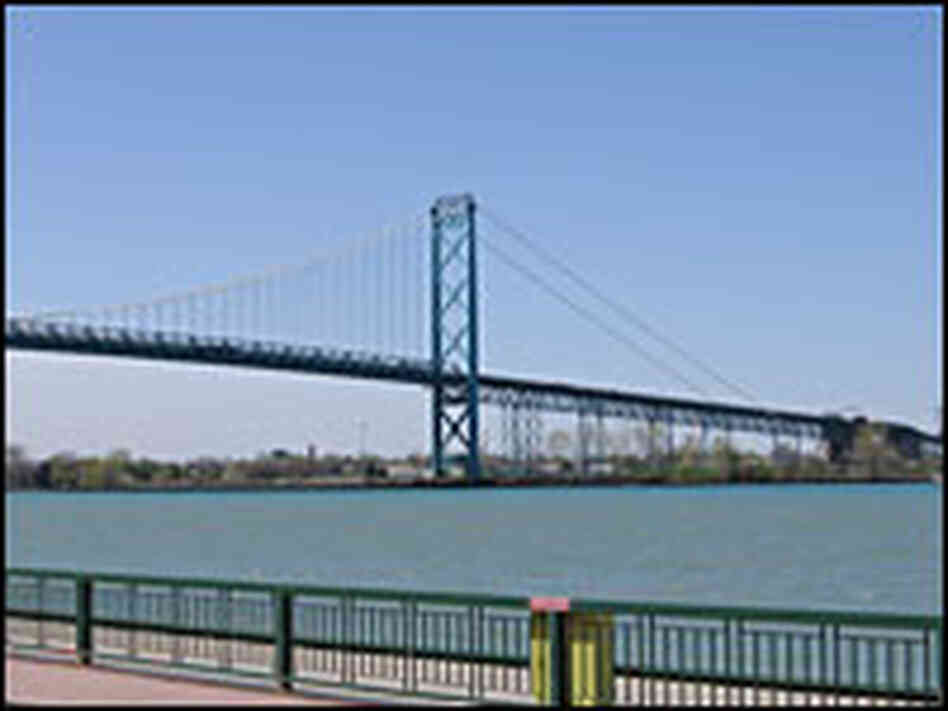 The Ambassador Bridge at Daytime