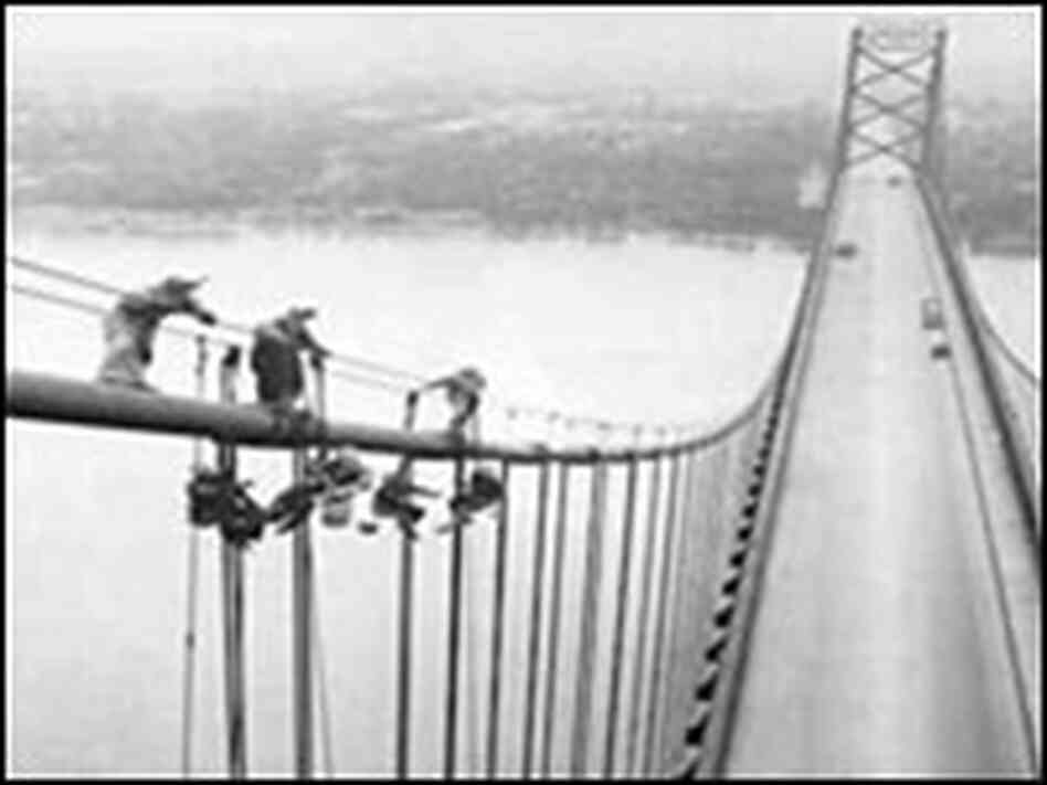 Construction Work on the Ambassador Bridge