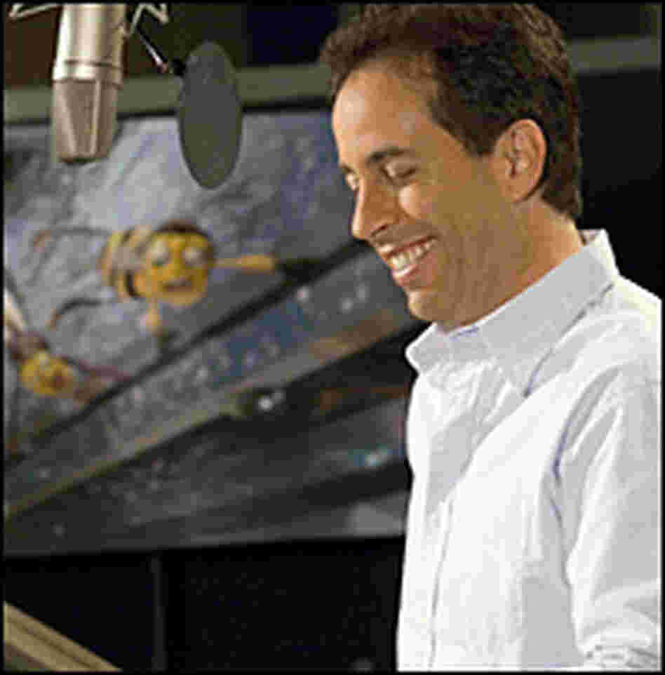 Jerry Seinfeld voicing 'Bee Movie'