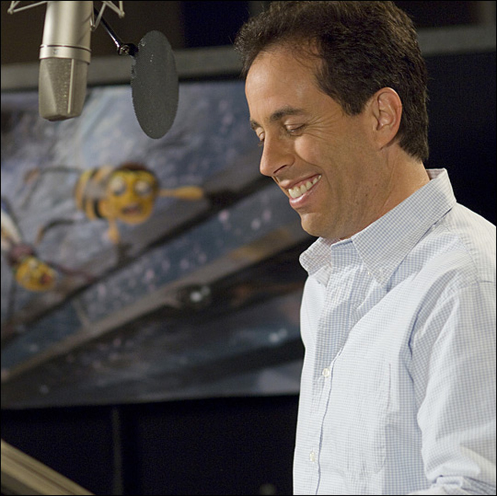Jerry Seinfeld voicing 'Bee Movie'