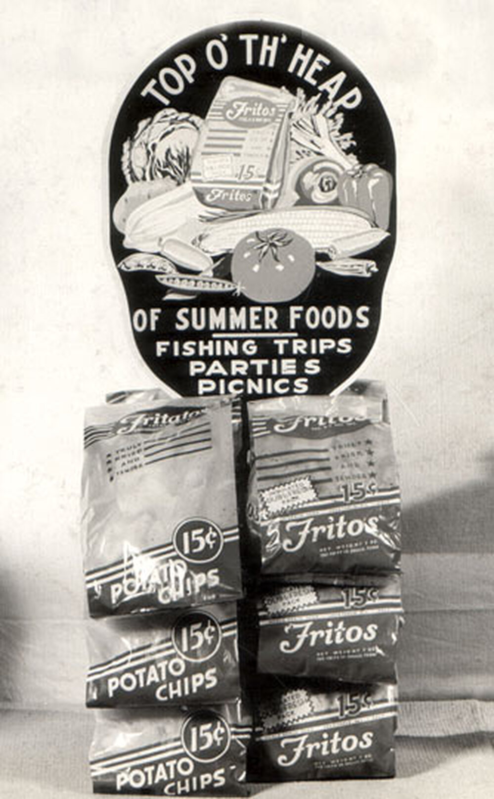 Fritos advertising clip rack