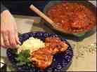 Ellie Mathews' salsa couscous chicken dish.