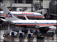 American Airlines planes on tarmac