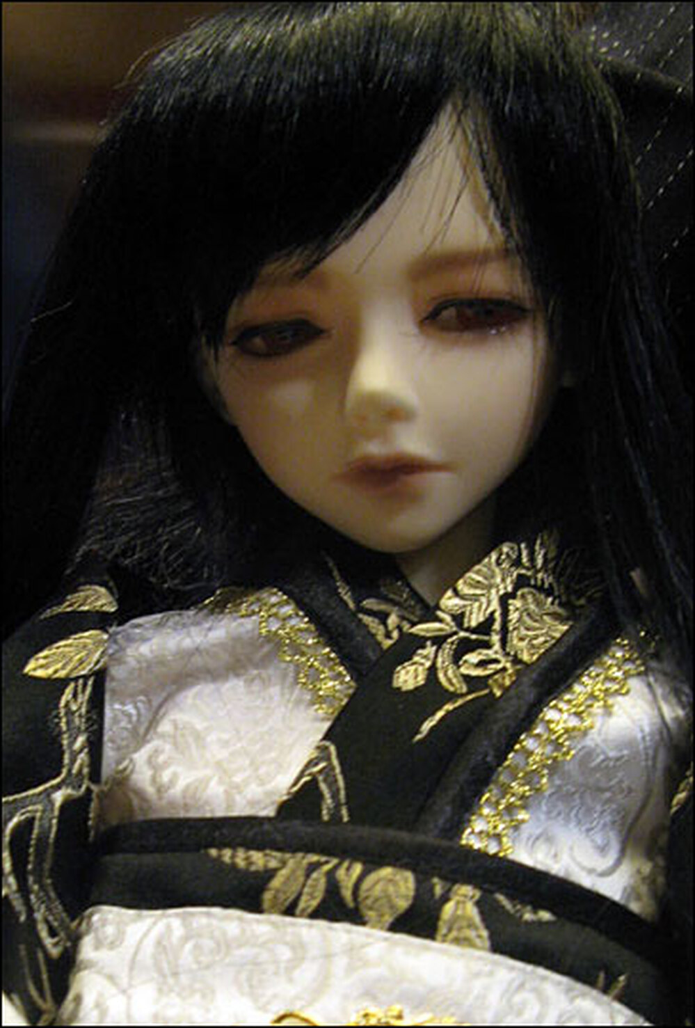 A doll awaits presentation at Dollectable