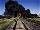 Fuel tanker explosion on Georgian railway Fuel tanker explosion on Georgian railway