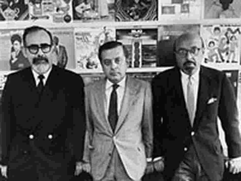 Left to right: Jerry Wexler with Atlantic Records' Nesuhi and Ahmet Ertegun. Left to right: Jerry Wexler with Atlantic Records' Nesuhi and Ahmet Ertegun.