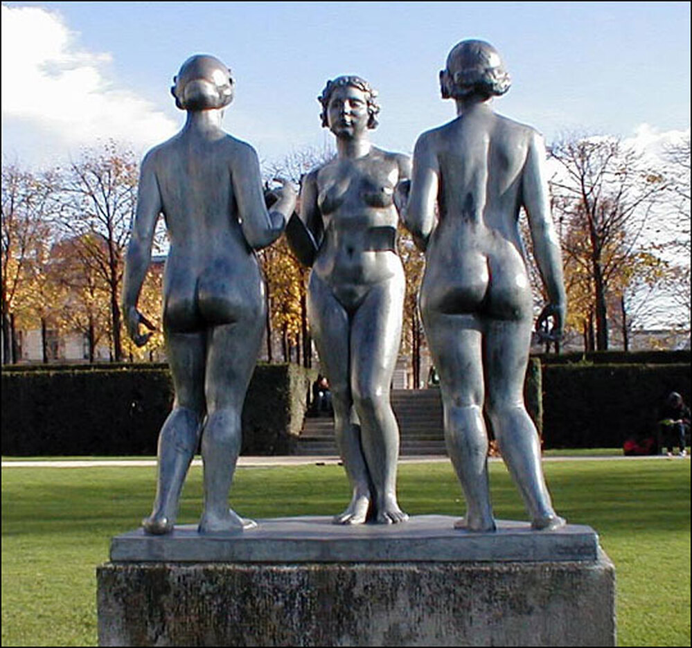Maillol's 'Les Trois Graces,' 1938