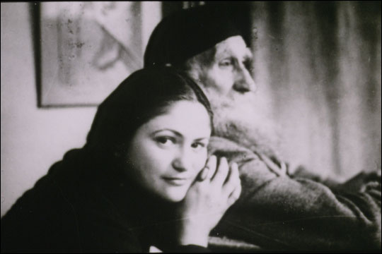 Dina Vierny and Aristide Maillol pictured in January 1944.