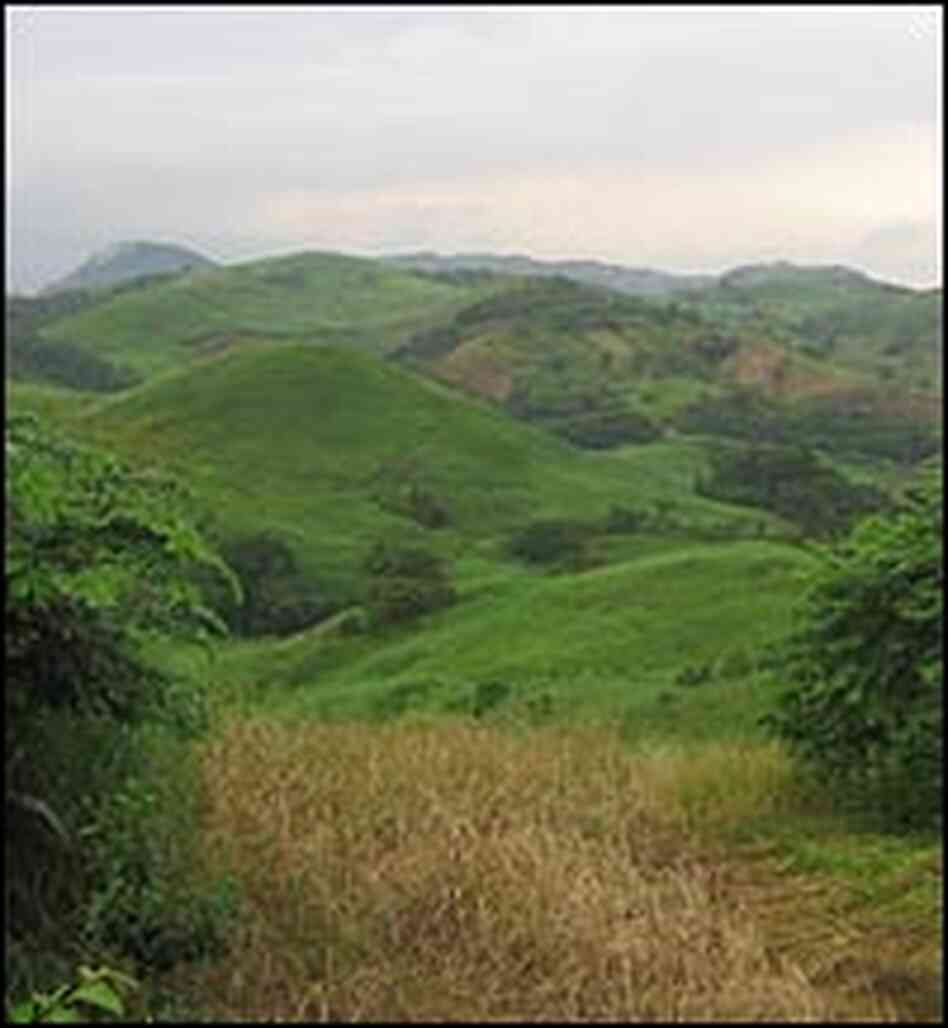 Mountains of central Costa Rica