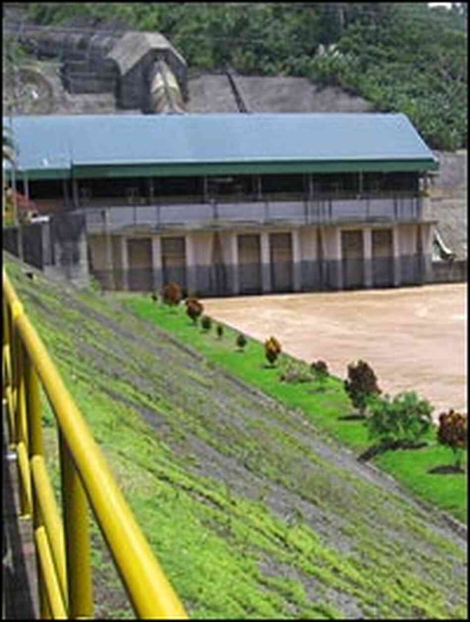 The Angostura hydroelectric plant in central Costa Rica.