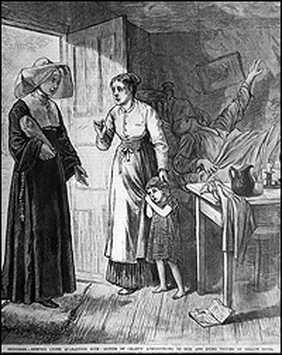 Nun visits quarantined house Nun visits quarantined house