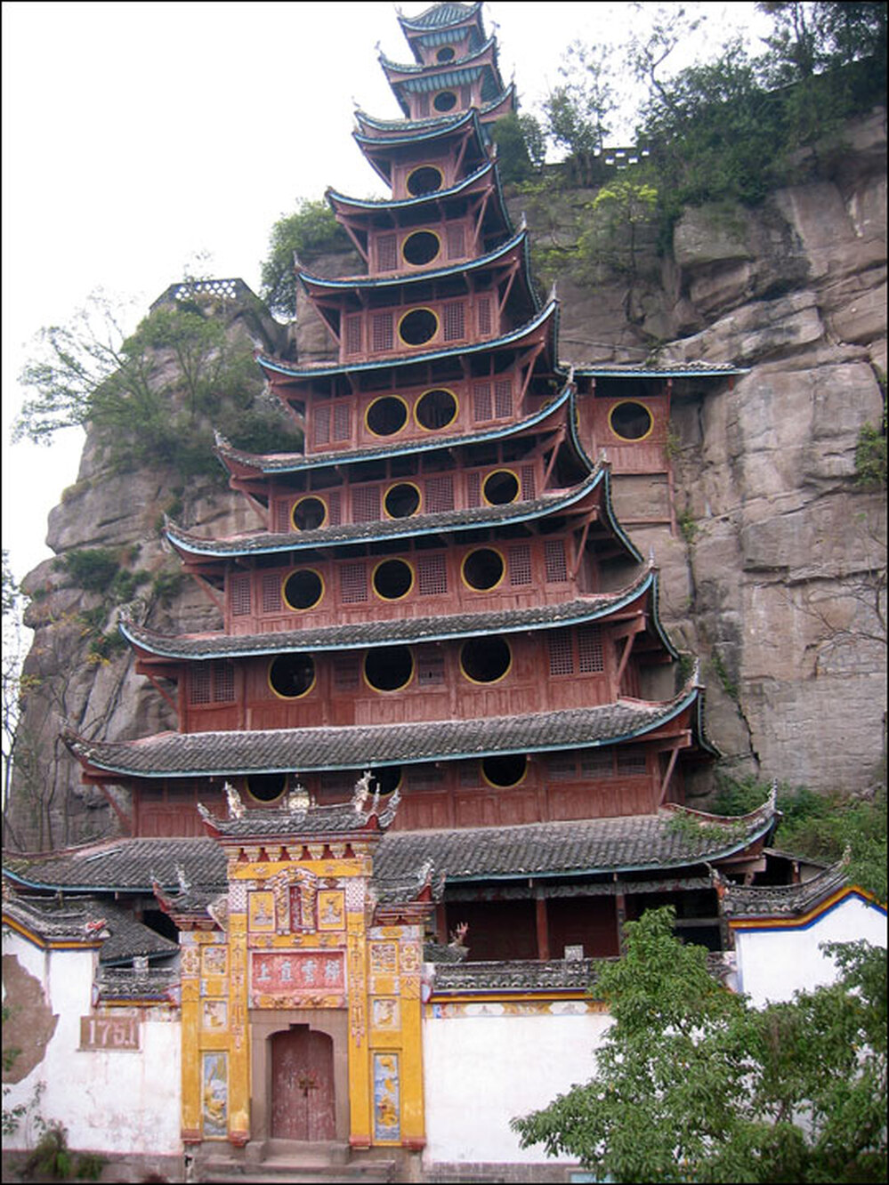 Taoist temple at the Stone Treasure Fortress.