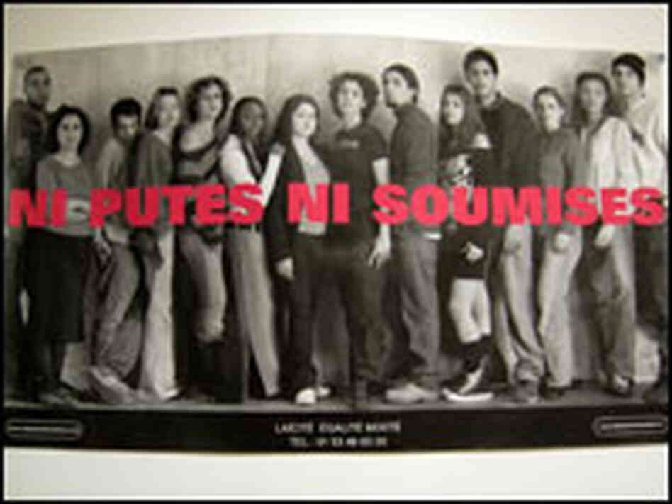 Poster at Ni Putes Ni Soumises office.