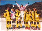 Zhao in happier days. Zhao in happier days.