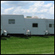 Empty FEMA travel trailers in Mississippi. Credit: Pam Fessler/NPR