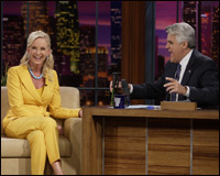 Cindy McCain appears with Jay Leno on 'The Tonight Show.'
