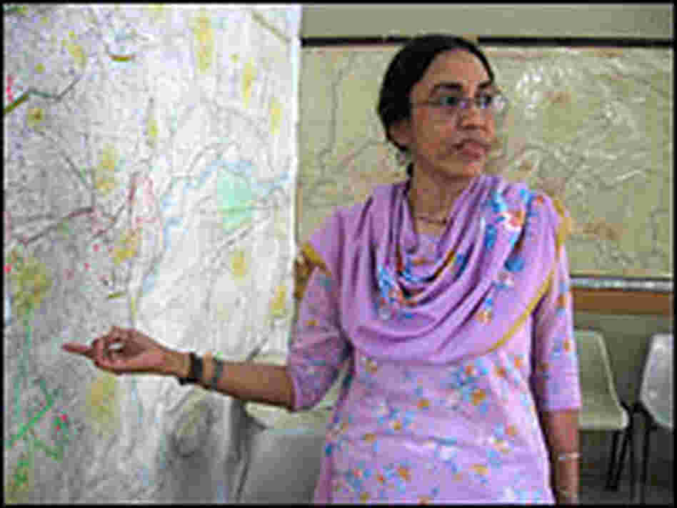 Parveen Rehman left a job at a high-end Karachi architectural firm to join the Orangi Pilot Project.