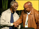 Jacob Zuma (right), the new ANC leader, with outgoing ANC President Thabo Mbeki. Jacob Zuma (right), the new ANC leader, with outgoing ANC President Thabo Mbeki.