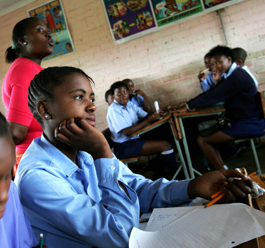 South African student.