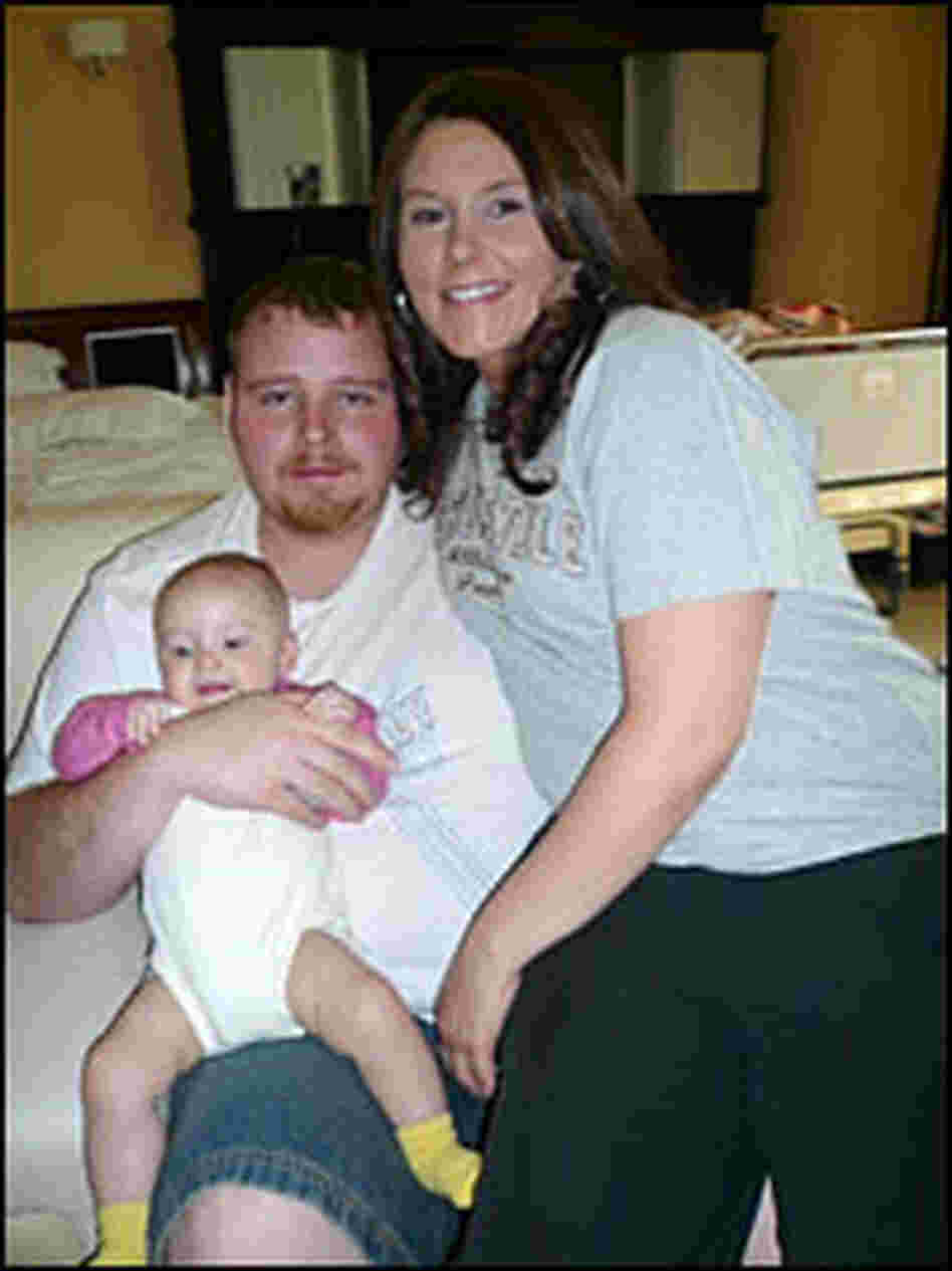 Jena Teague and Terry Williams brought their 7-month old baby Laylah to China for treatment. Jena Teague and Terry Williams brought their 7-month old baby Laylah to China for treatment.