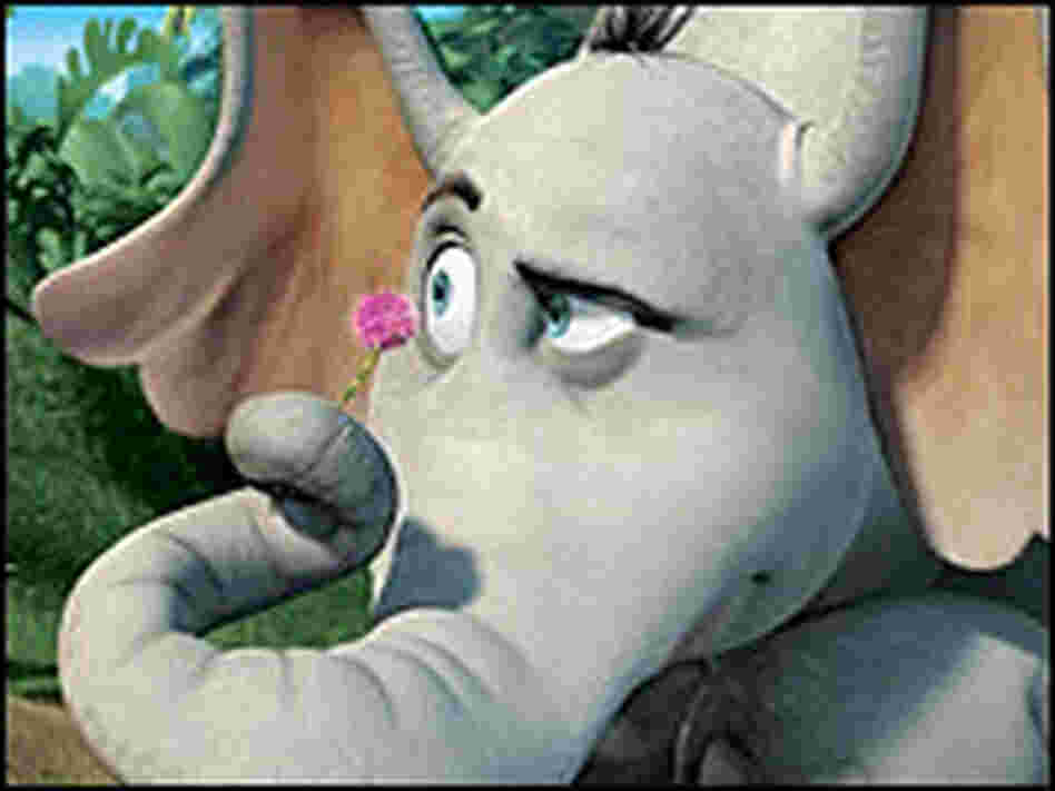 Horton the elephant in Fox's "Horton Hears a Who" Horton the elephant in Fox's "Horton Hears a Who"