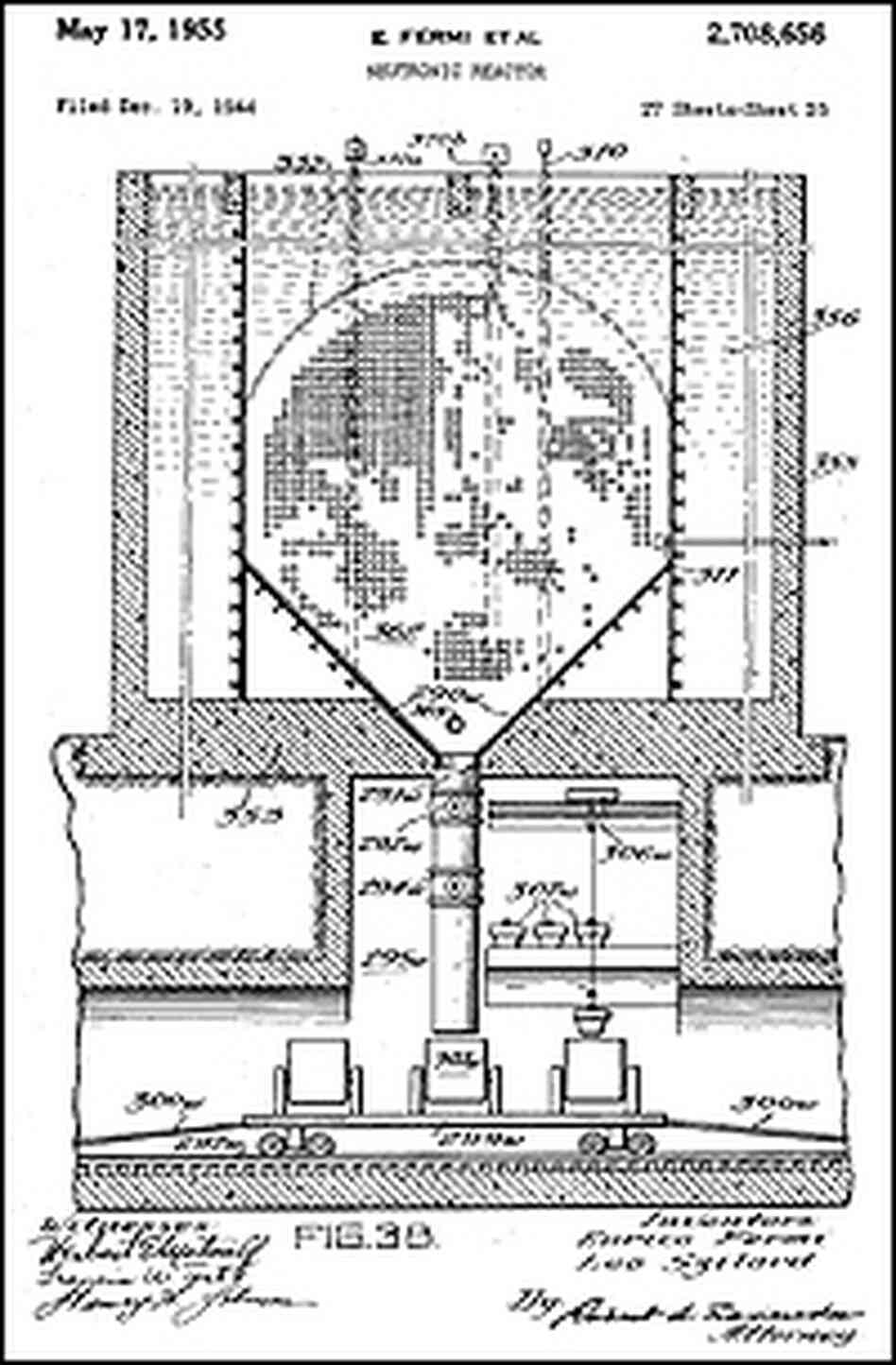 Neutronic reactor patent