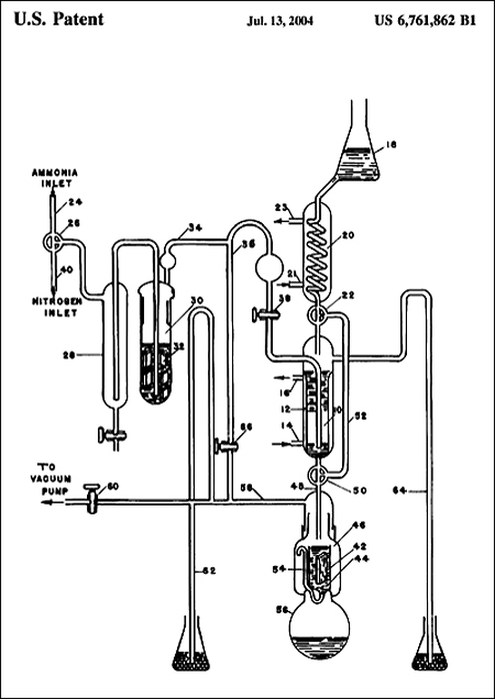 Chemical process in the enrichment of uranium