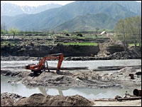 A U.S. military-backed provincial reconstruction team is helping build two bridges in Afghanistan's Kunar province, which is located northeast of the capital of Kabul along the Pakistani border.