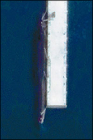 Recent satellite imagery shows what appears to be a nuclear ballistic missile submarine off China