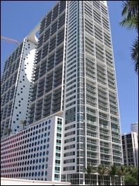 The Brickell 500 high-rise is Jose Perez' latest condominium project in downtown Miami.