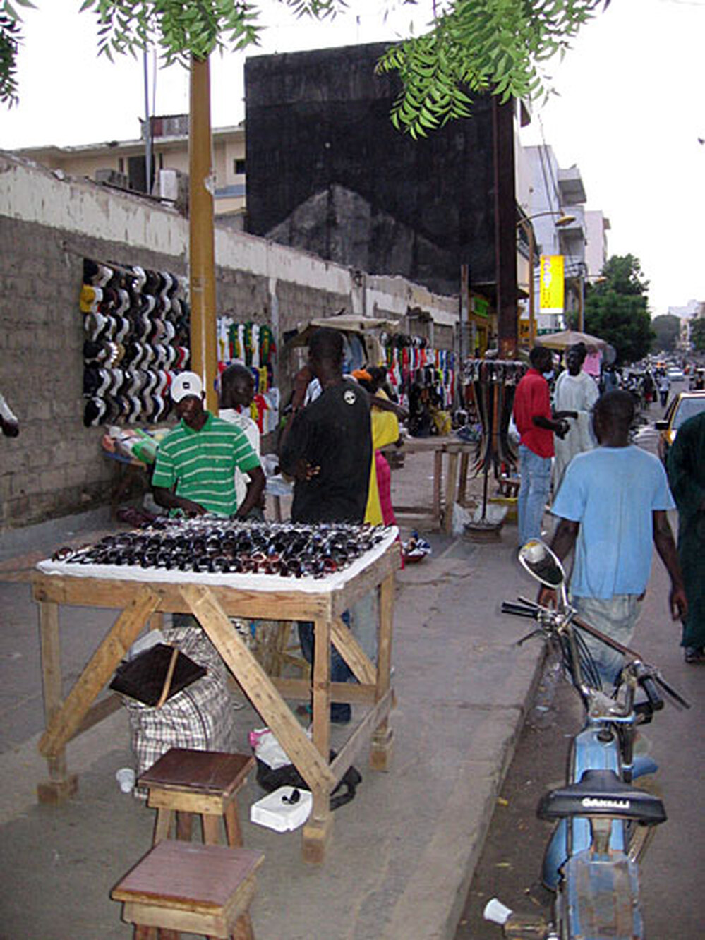 Street vendors in Dakar