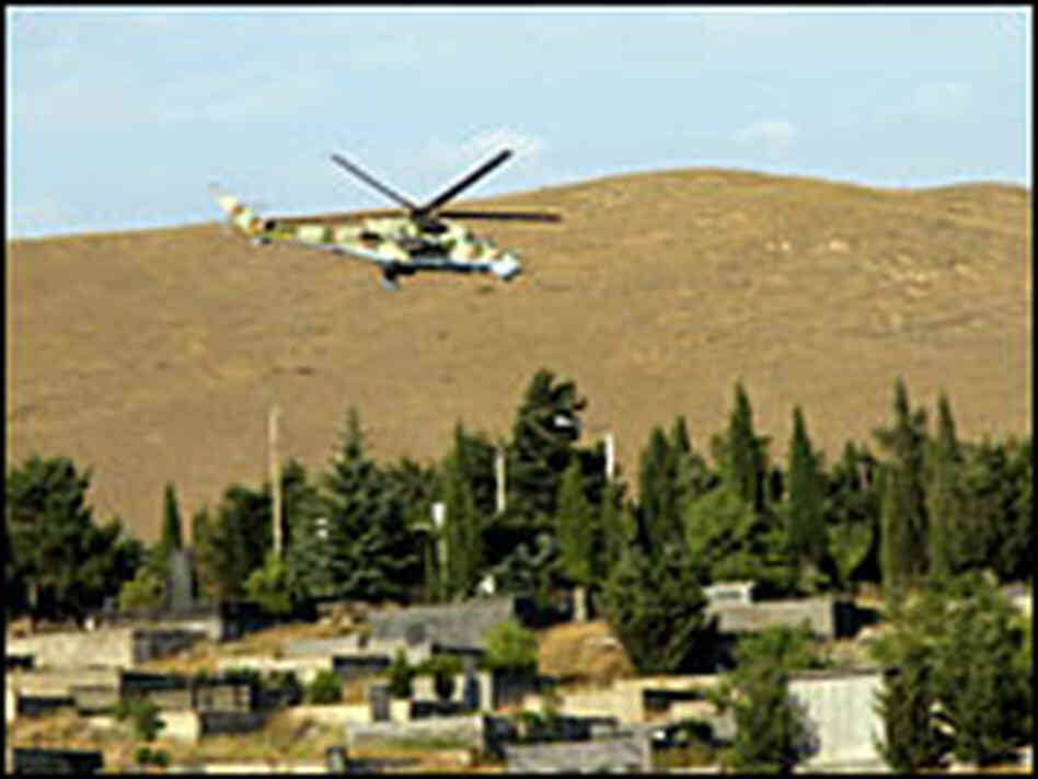 Russian Hind Mi-24 attack helicopter