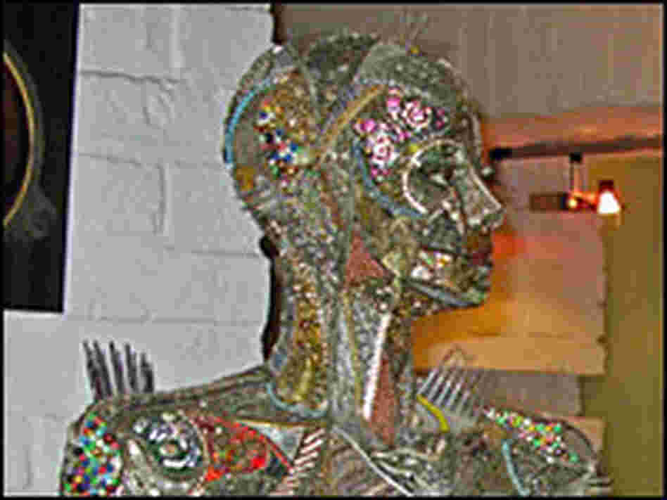 Sculpture in a gallery in Moscow